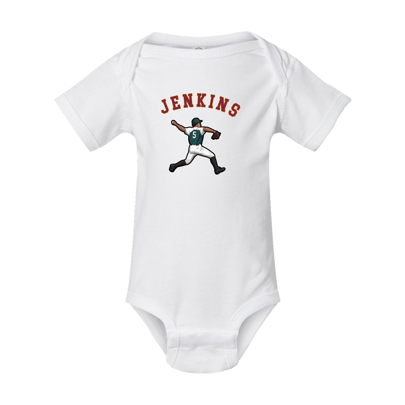 Baby Onesie — Shirsey Arch in White