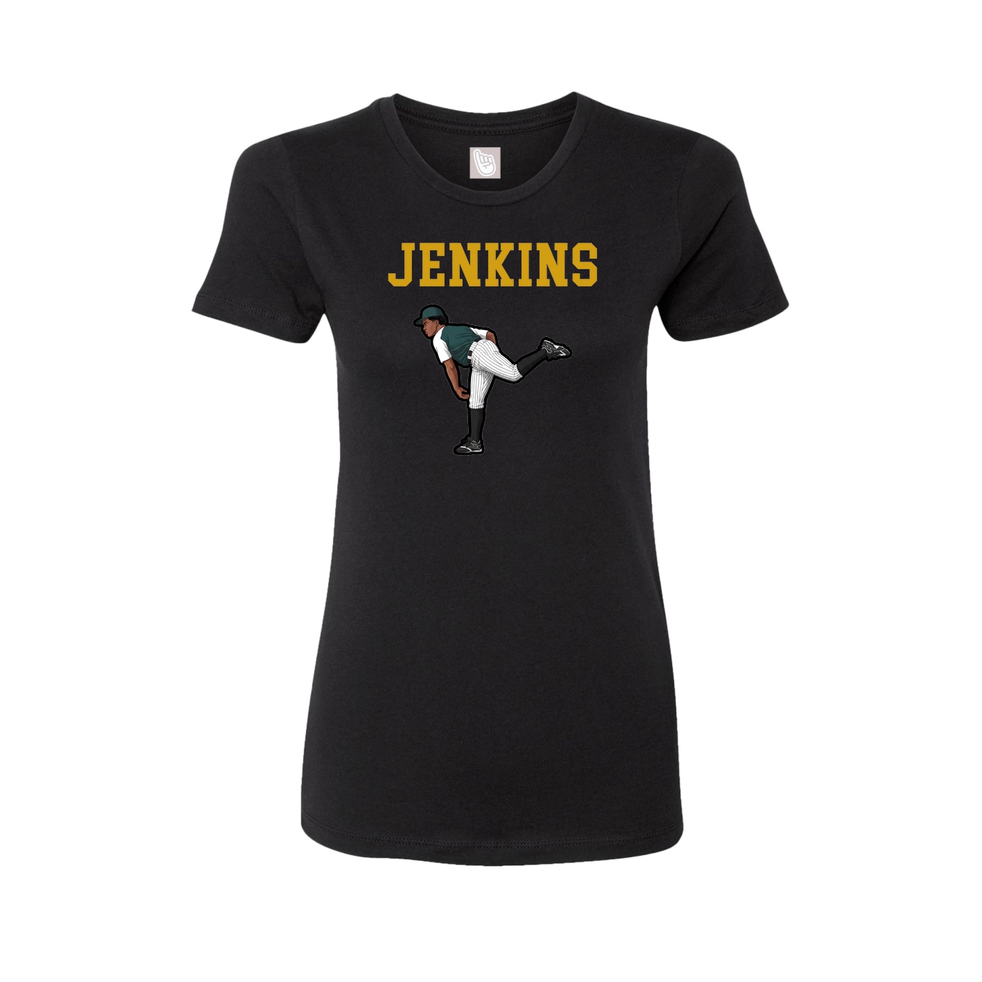 Fitted Women's Tee — Shirsey in Black