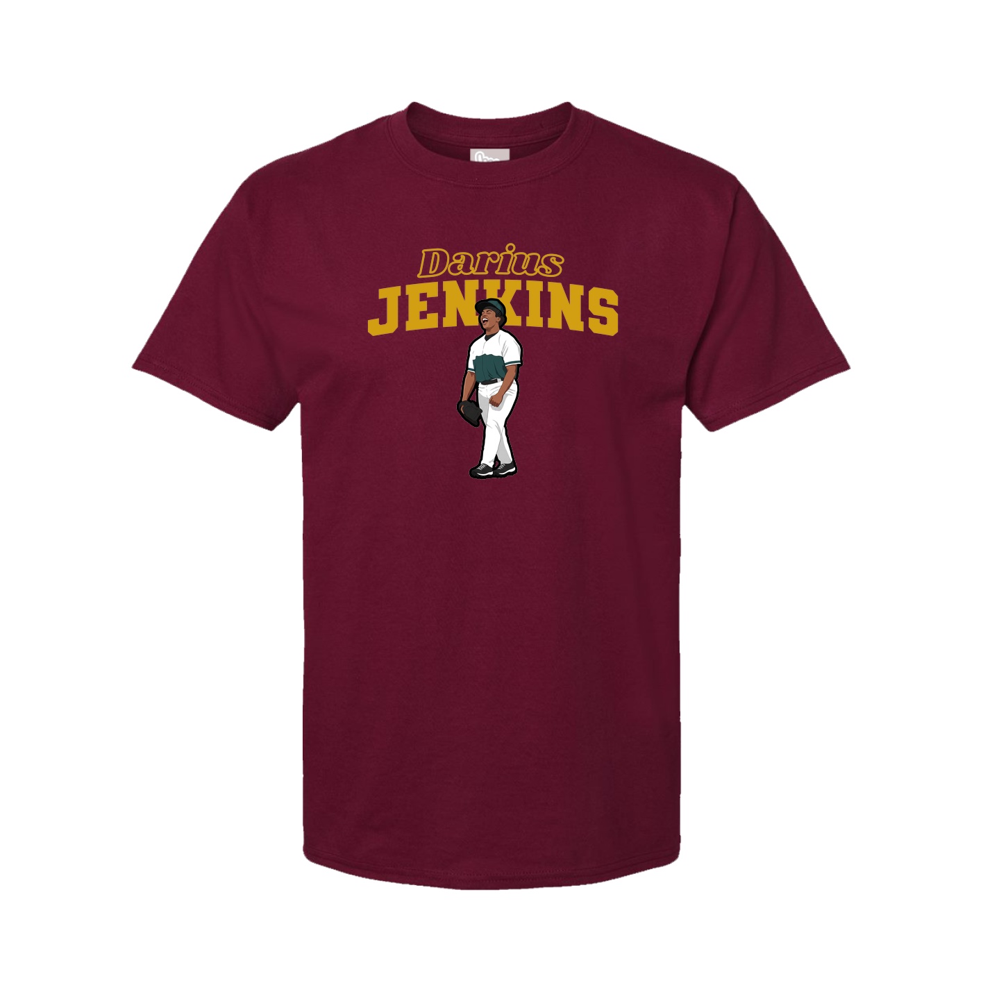 Youth Tee — Name Arch in Cardinal