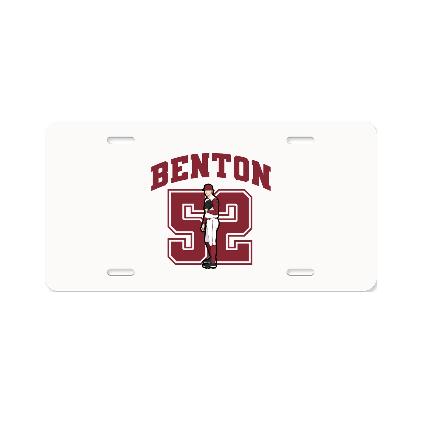 License Plate — Number in Classic