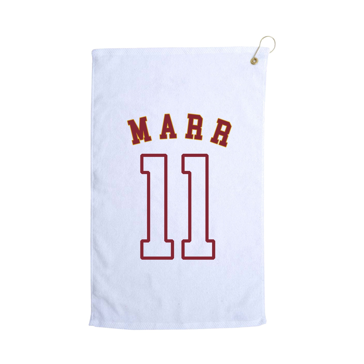 Golf Towel — Shirsey Arch in White