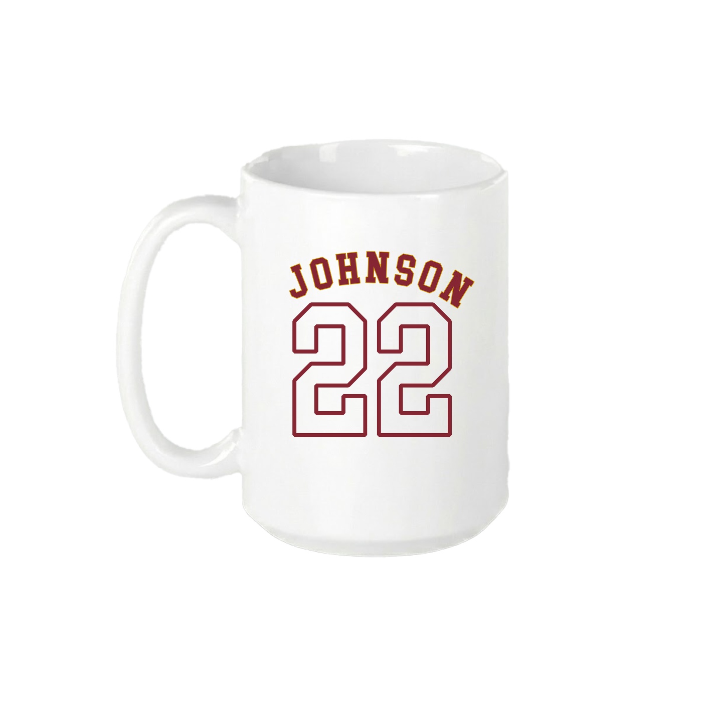 15oz Coffee Mug — Shirsey Arch in White