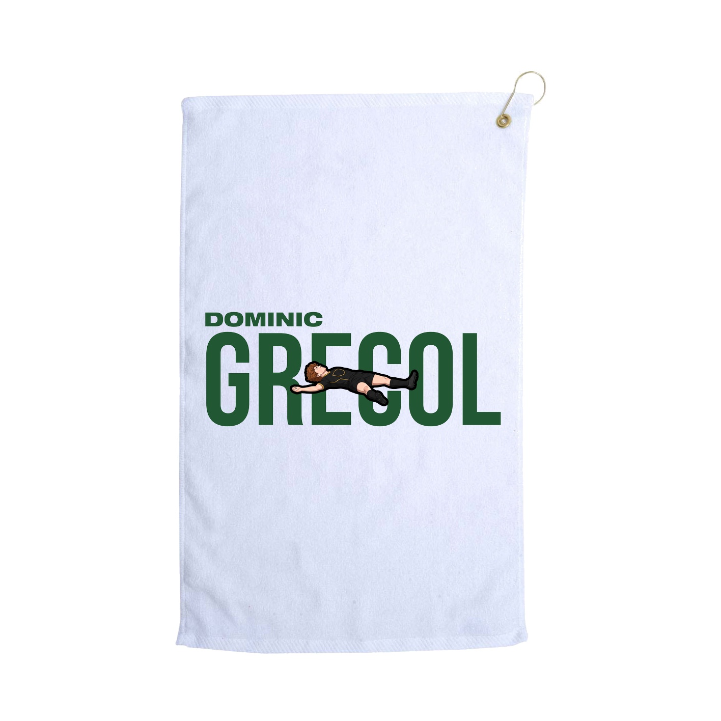 Golf Towel — Player Name in White