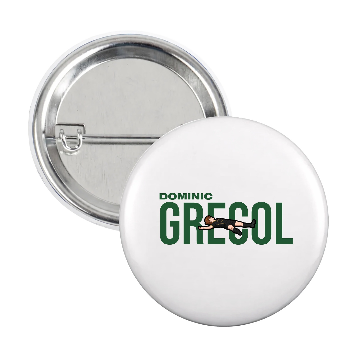 Game Day Button — Player Name in White