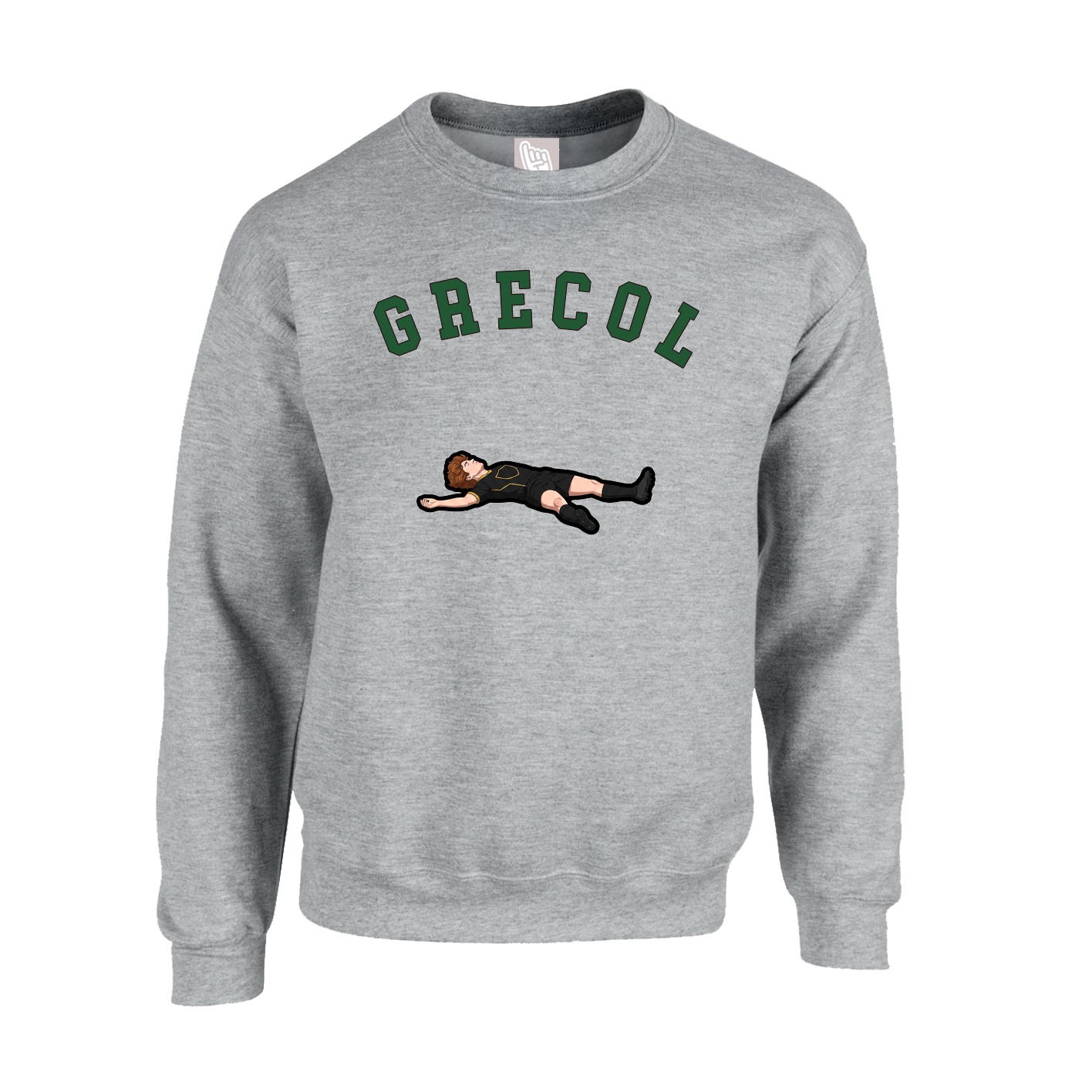 Fleece Crew — Shirsey Arch in Grey