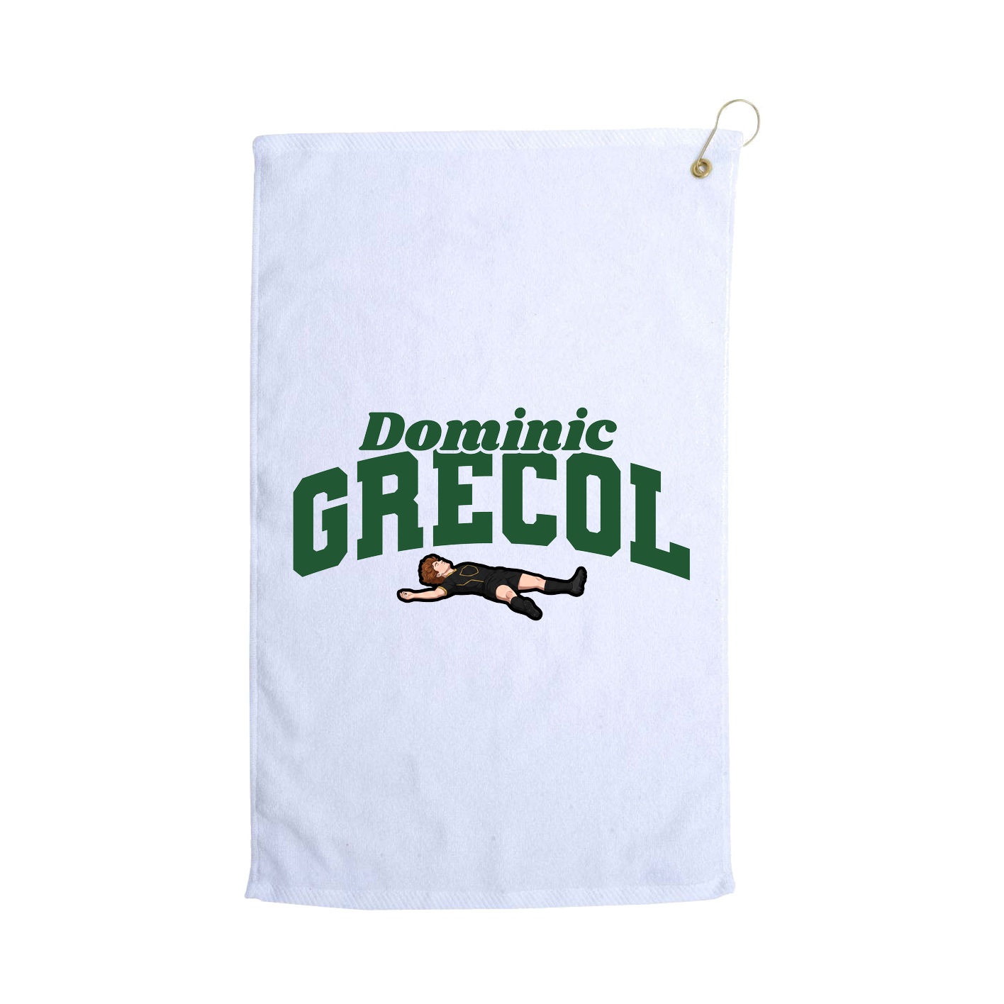Golf Towel — Signature Arch in White
