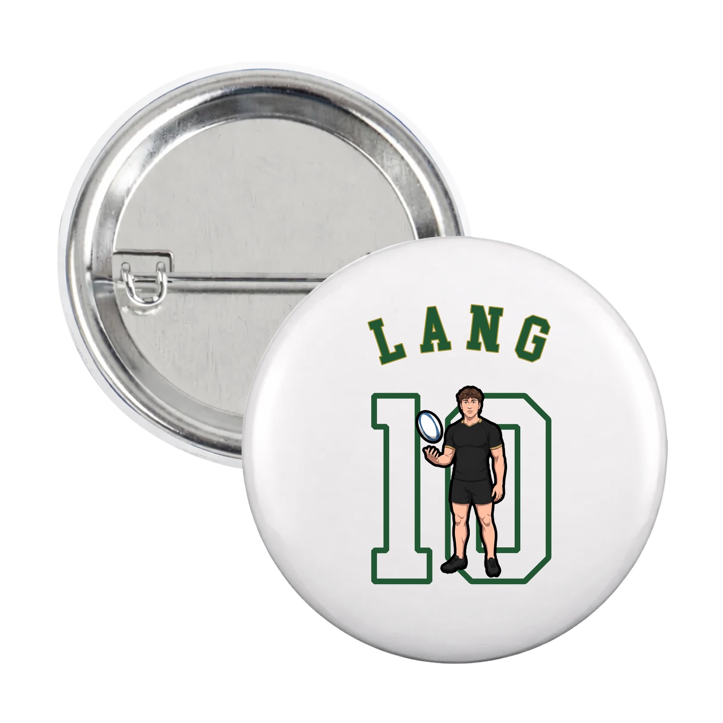 Game Day Button — Shirsey Arch in White