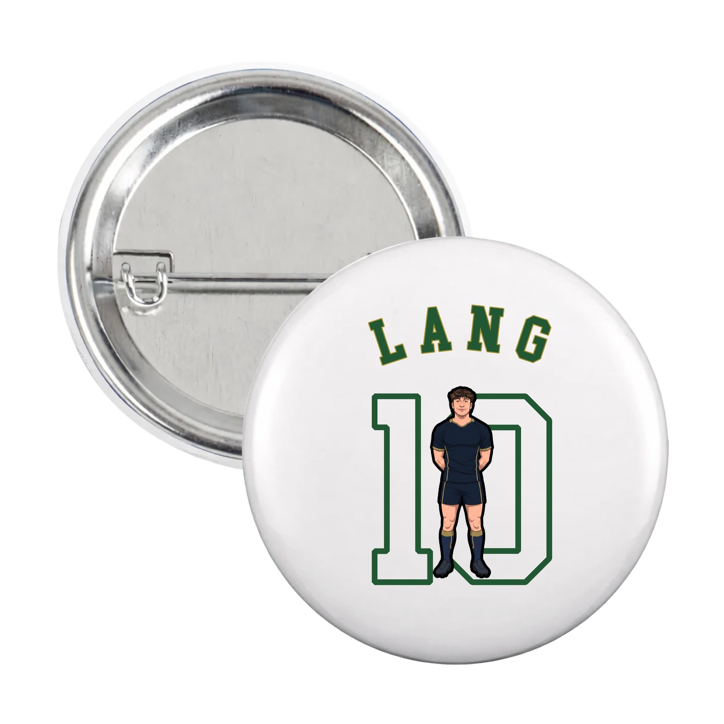 Game Day Button — Shirsey Arch in White