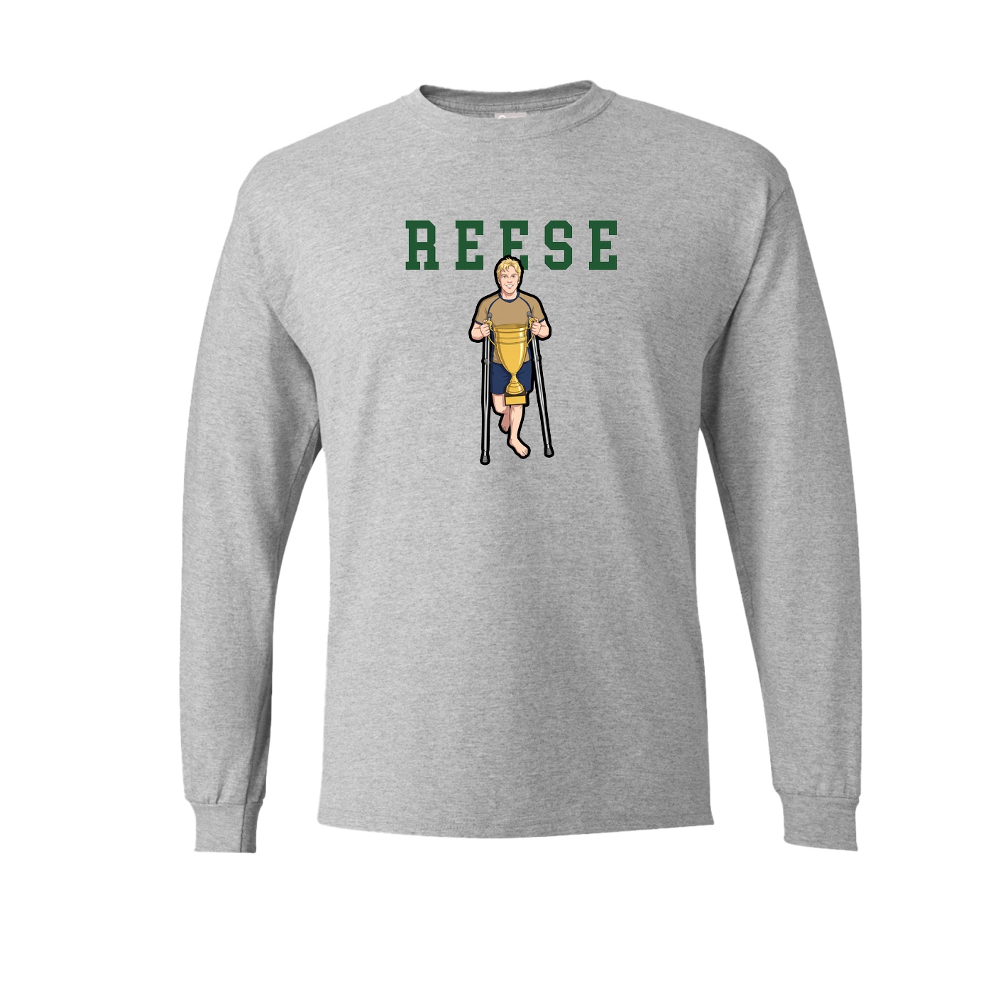 Long Sleeve Tee — Shirsey in Grey