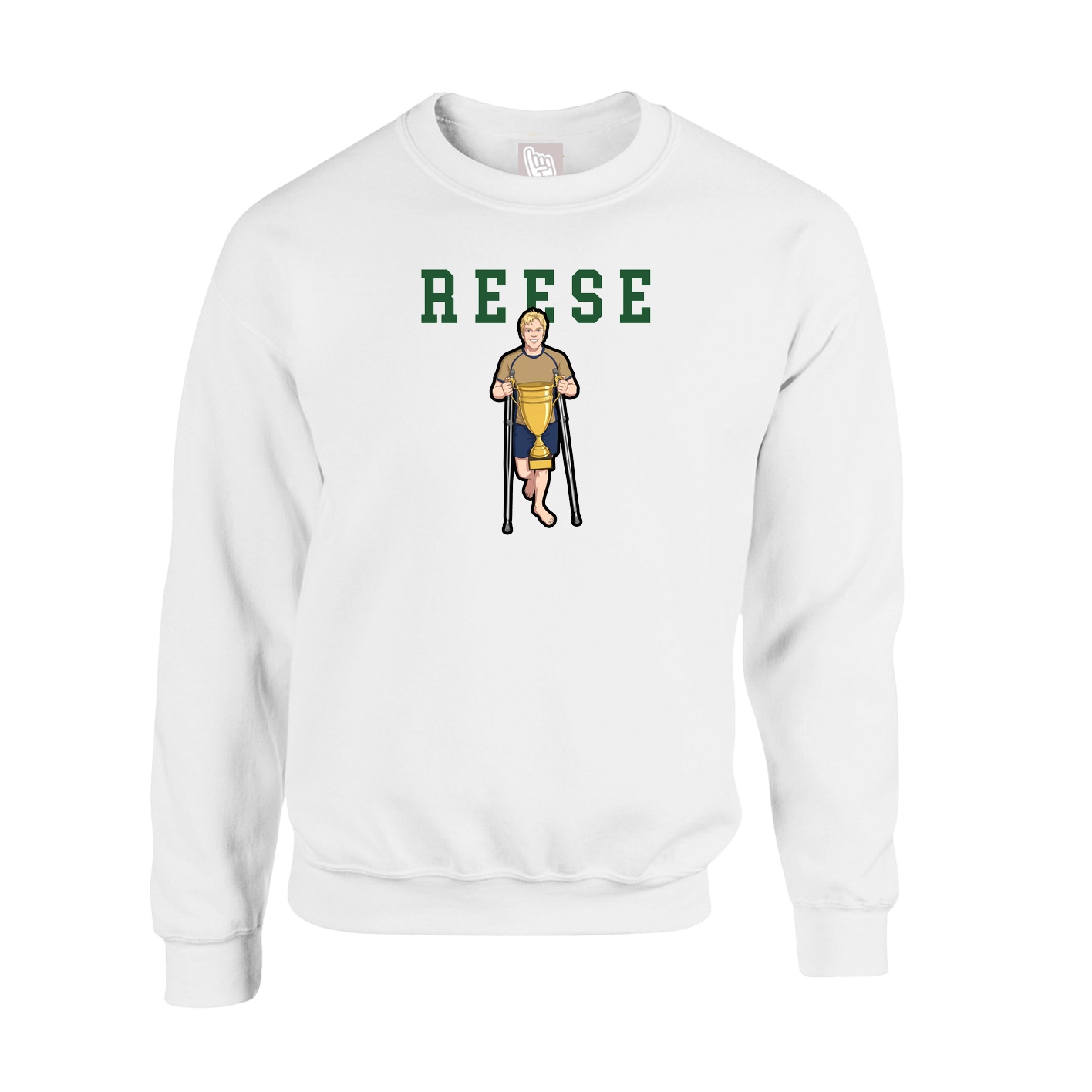 Fleece Crew — Shirsey in White