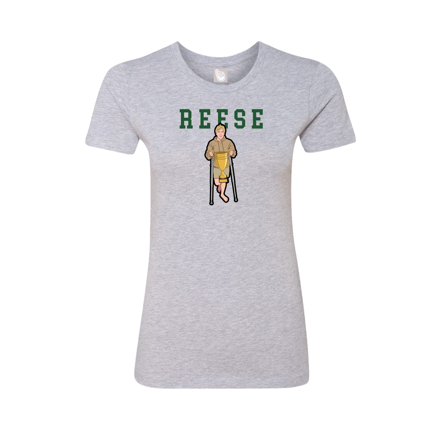 Fitted Women's Tee — Shirsey in Grey