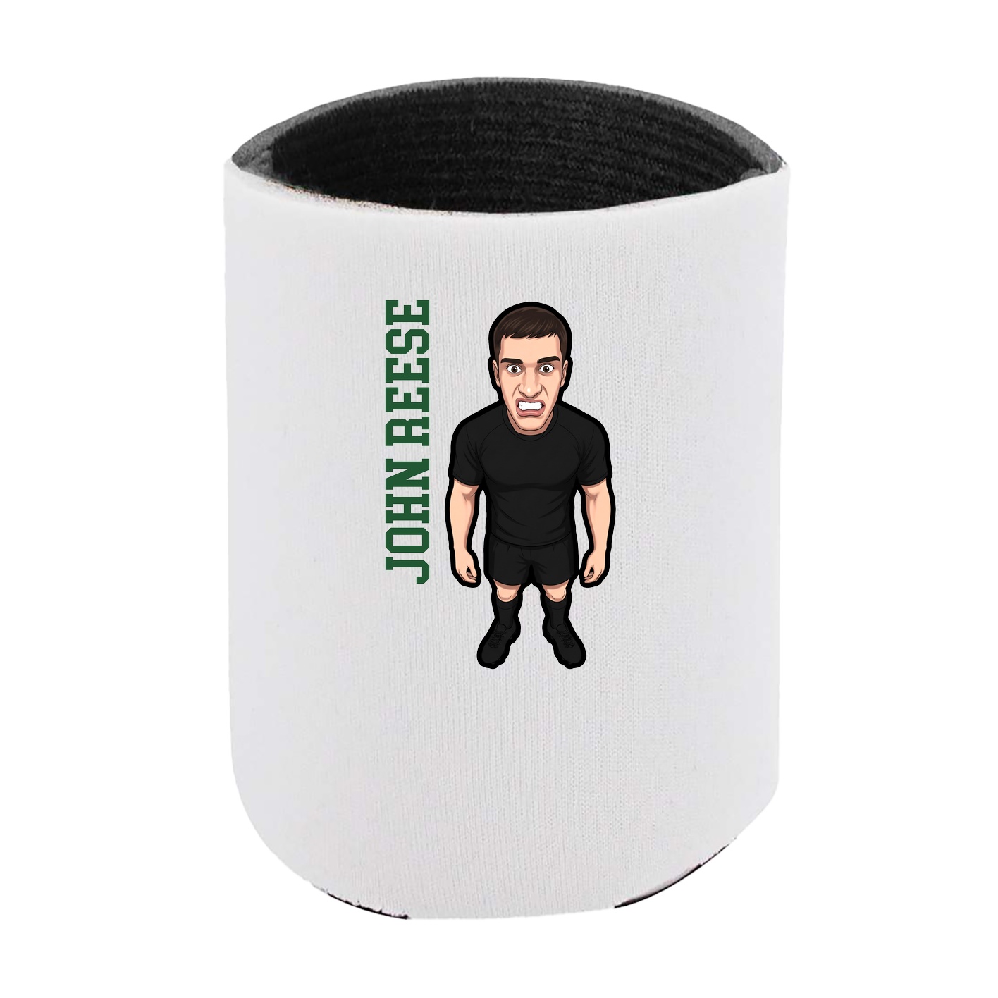 Can Holder — Name Vertical in White