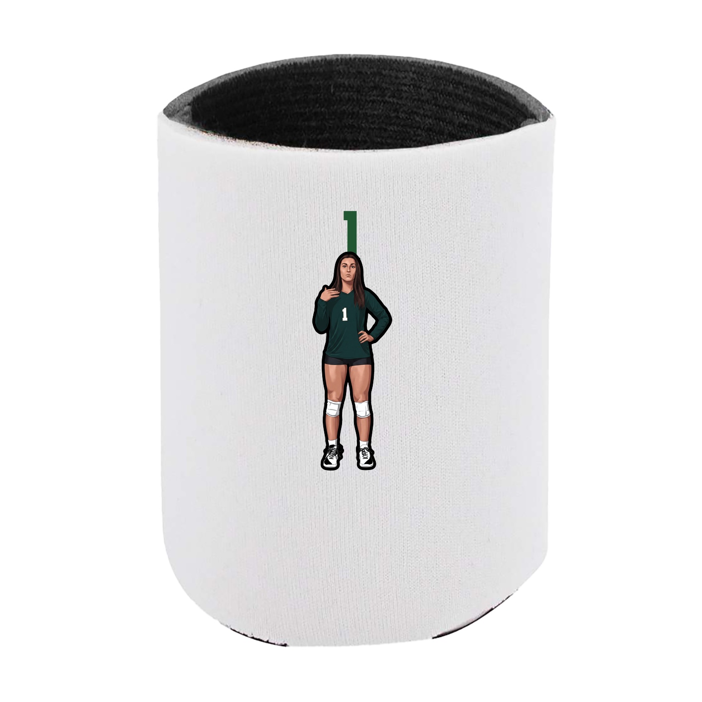 Can Holder — Number Top in White