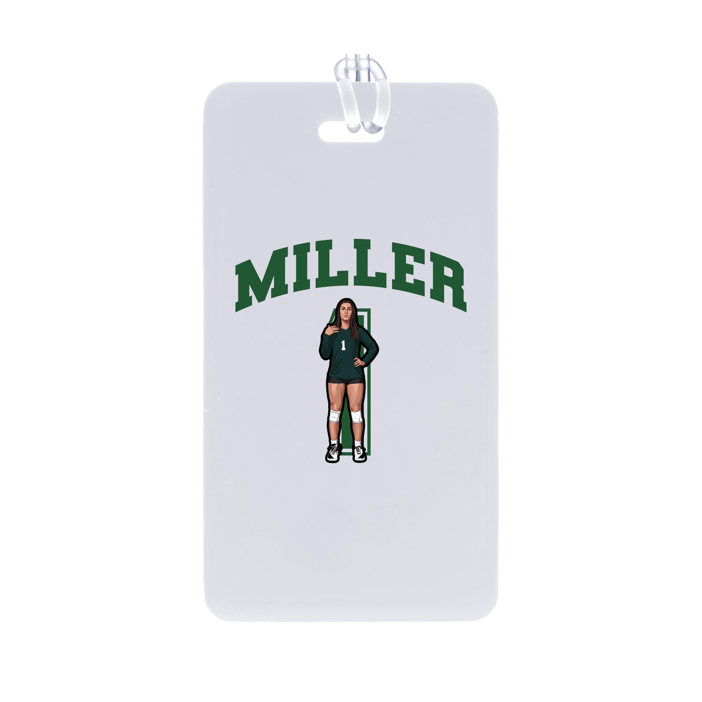 Bag Tag — Number in Classic