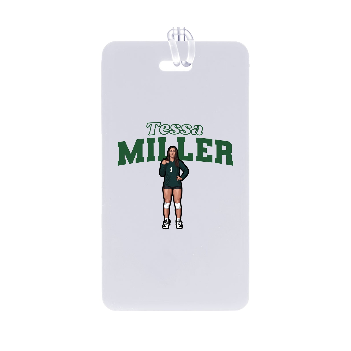 Bag Tag — Name Arch in Classic