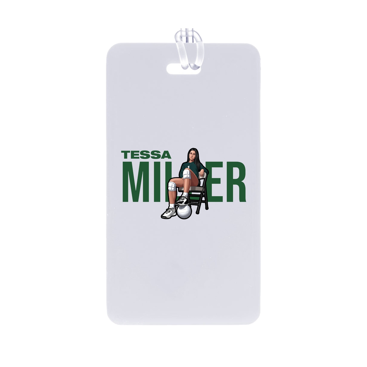 Bag Tag — Player Name in Classic