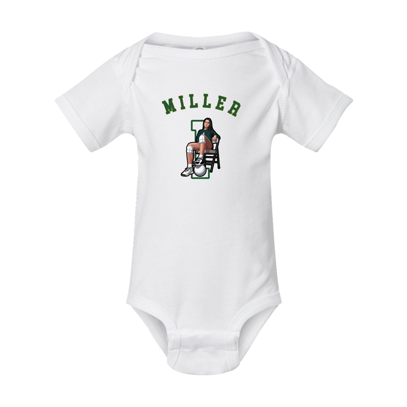 Baby Onesie — Shirsey Arch in White