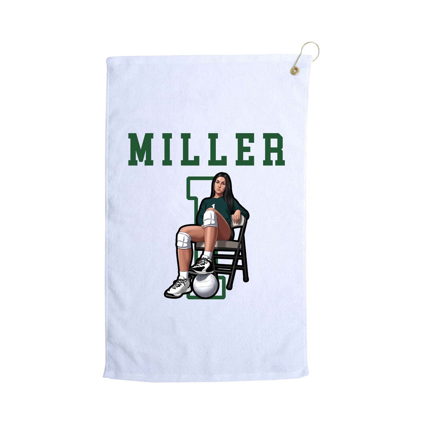 Golf Towel — Shirsey in White