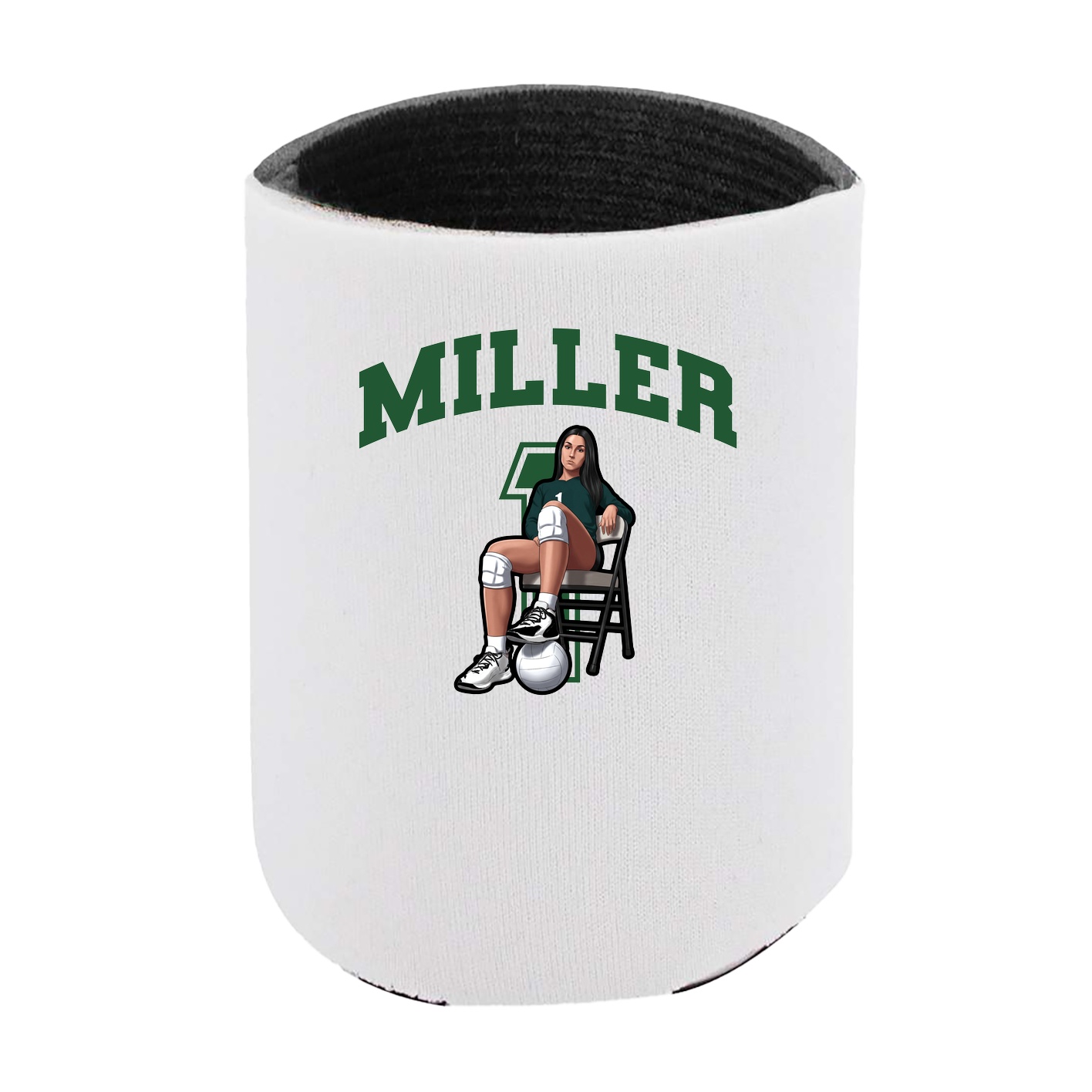Can Holder — Number in White