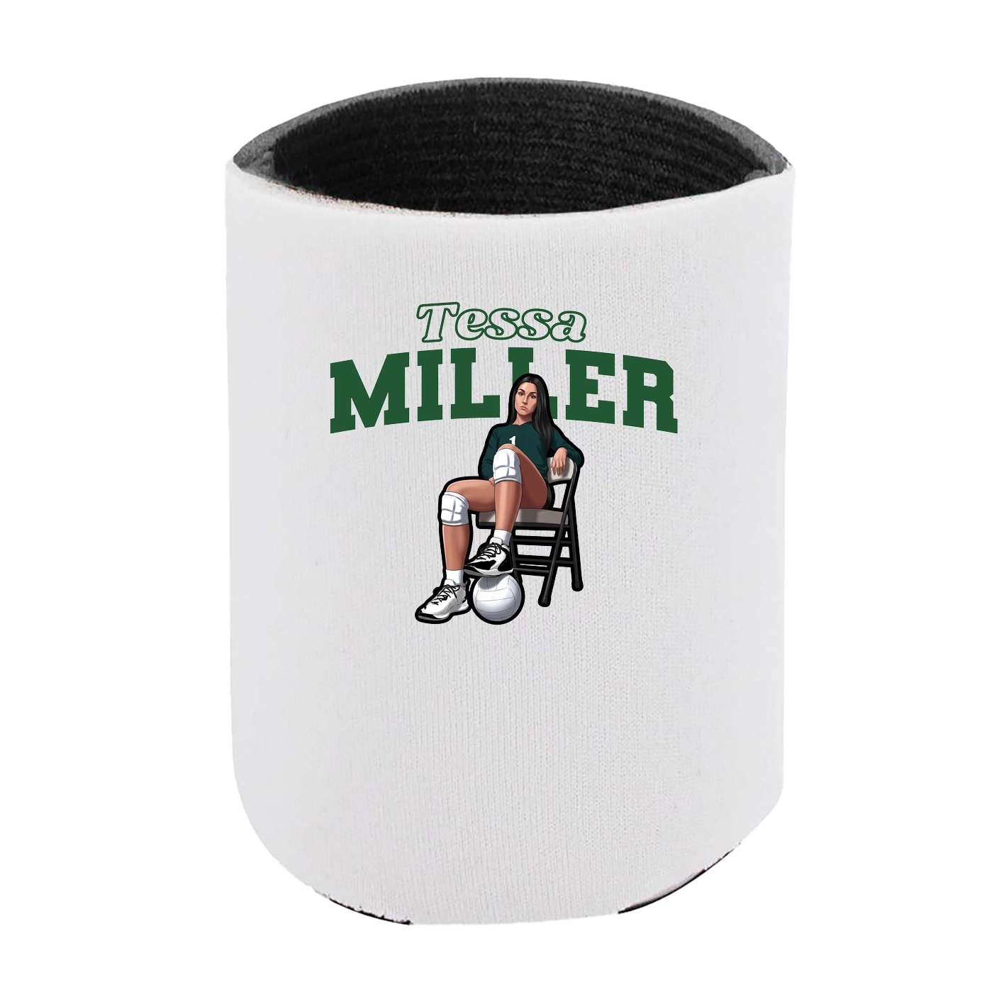 Can Holder — Name Arch in White