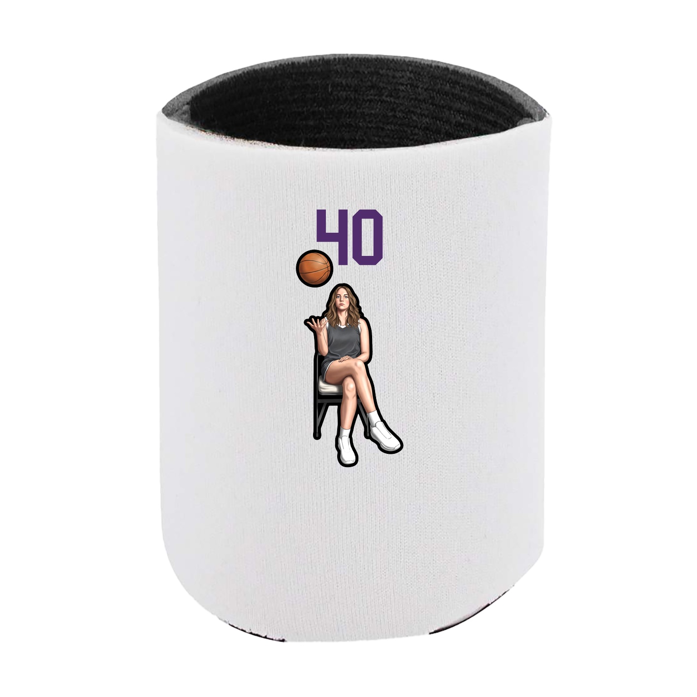 Can Holder — Number Top in White