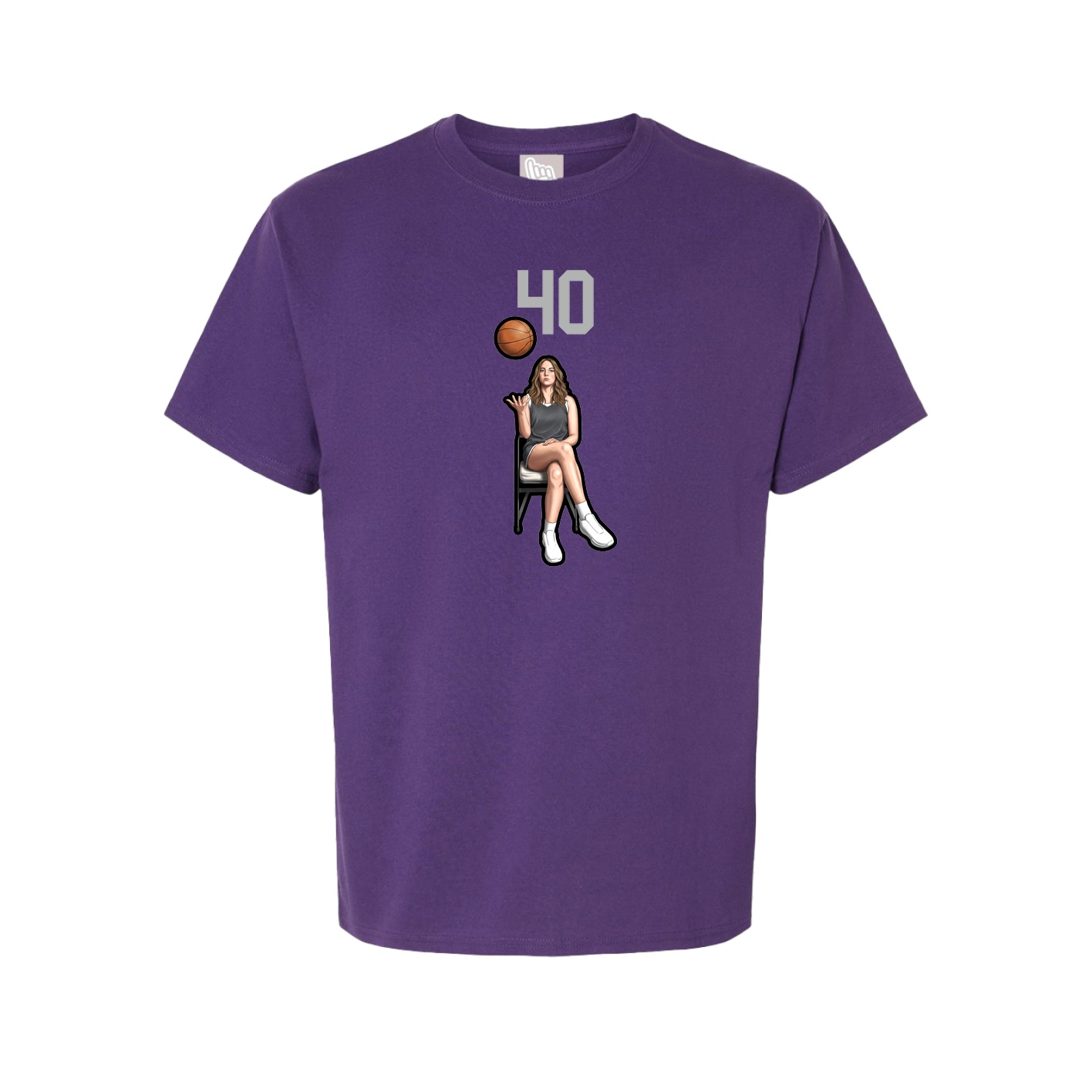 Tee — Number Top in Purple