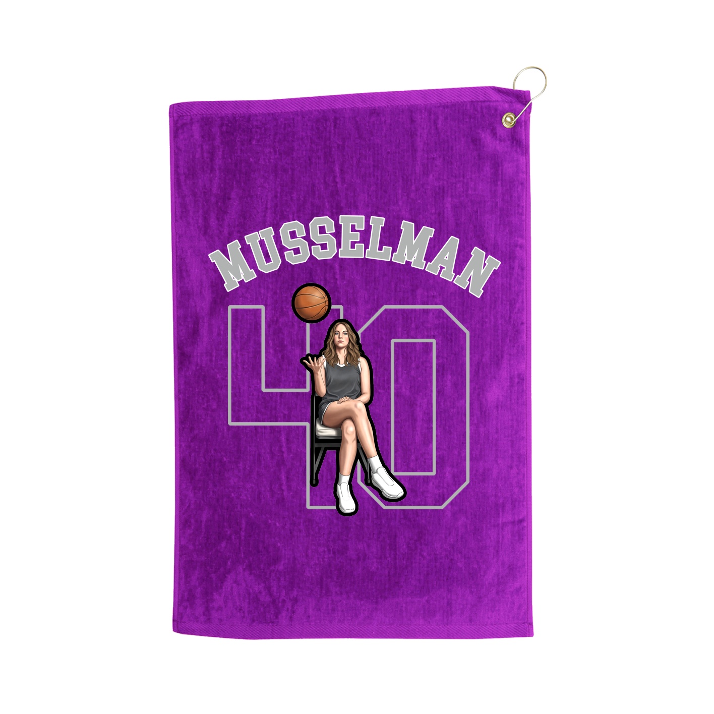 Golf Towel — Shirsey Arch in Purple