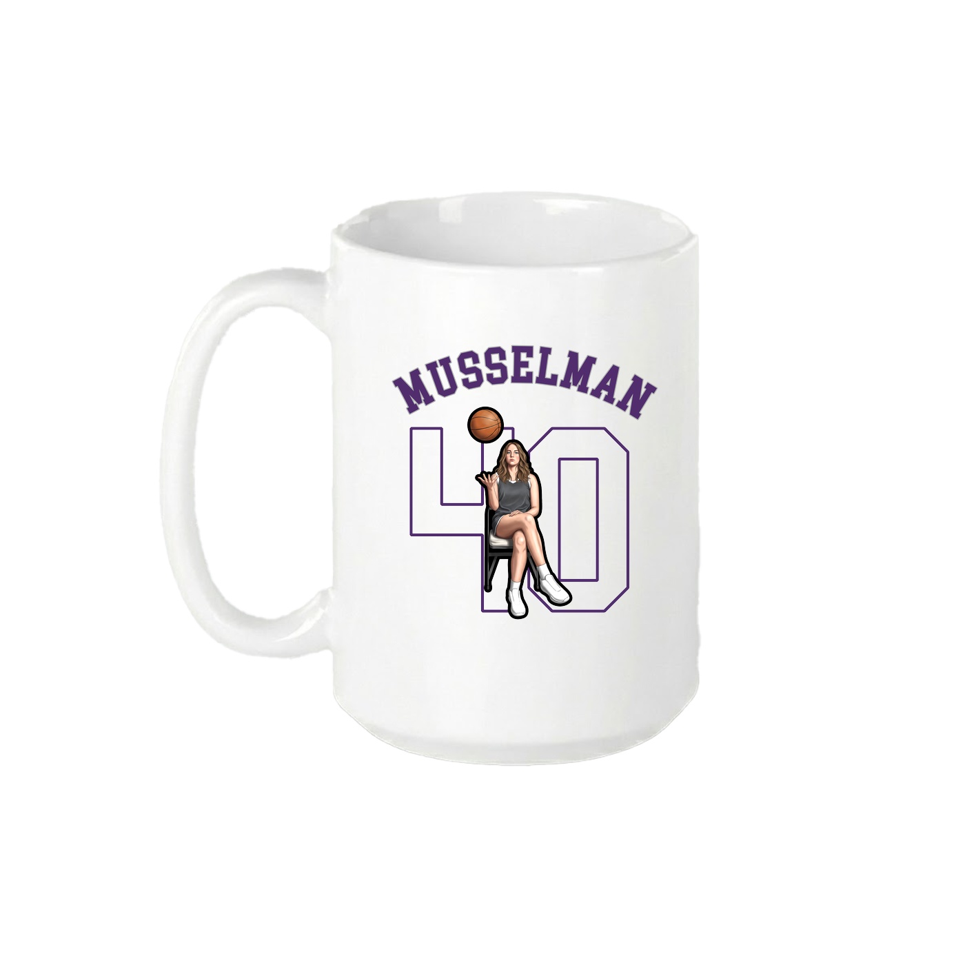 15oz Coffee Mug — Shirsey Arch in White