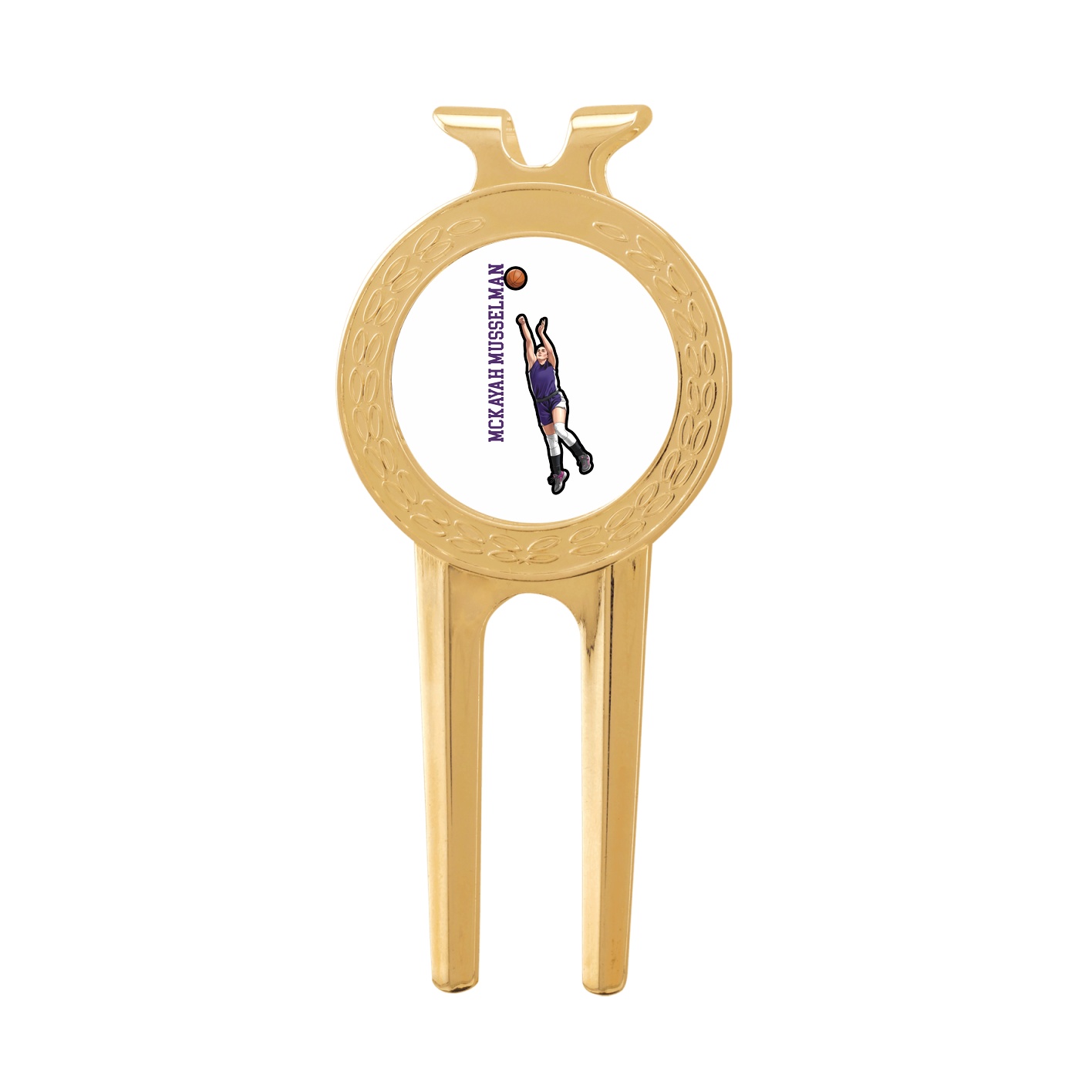 Divot Tool with Ball Marker — Name Vertical in Classic