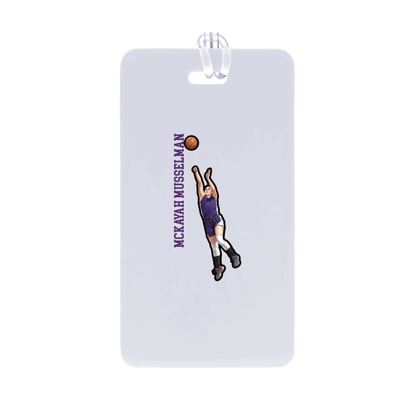 Bag Tag — Name Vertical in Classic