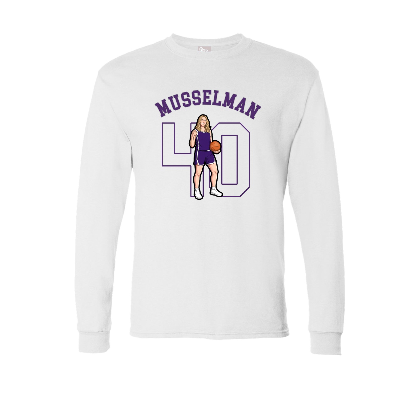 Long Sleeve Tee — Shirsey Arch in White