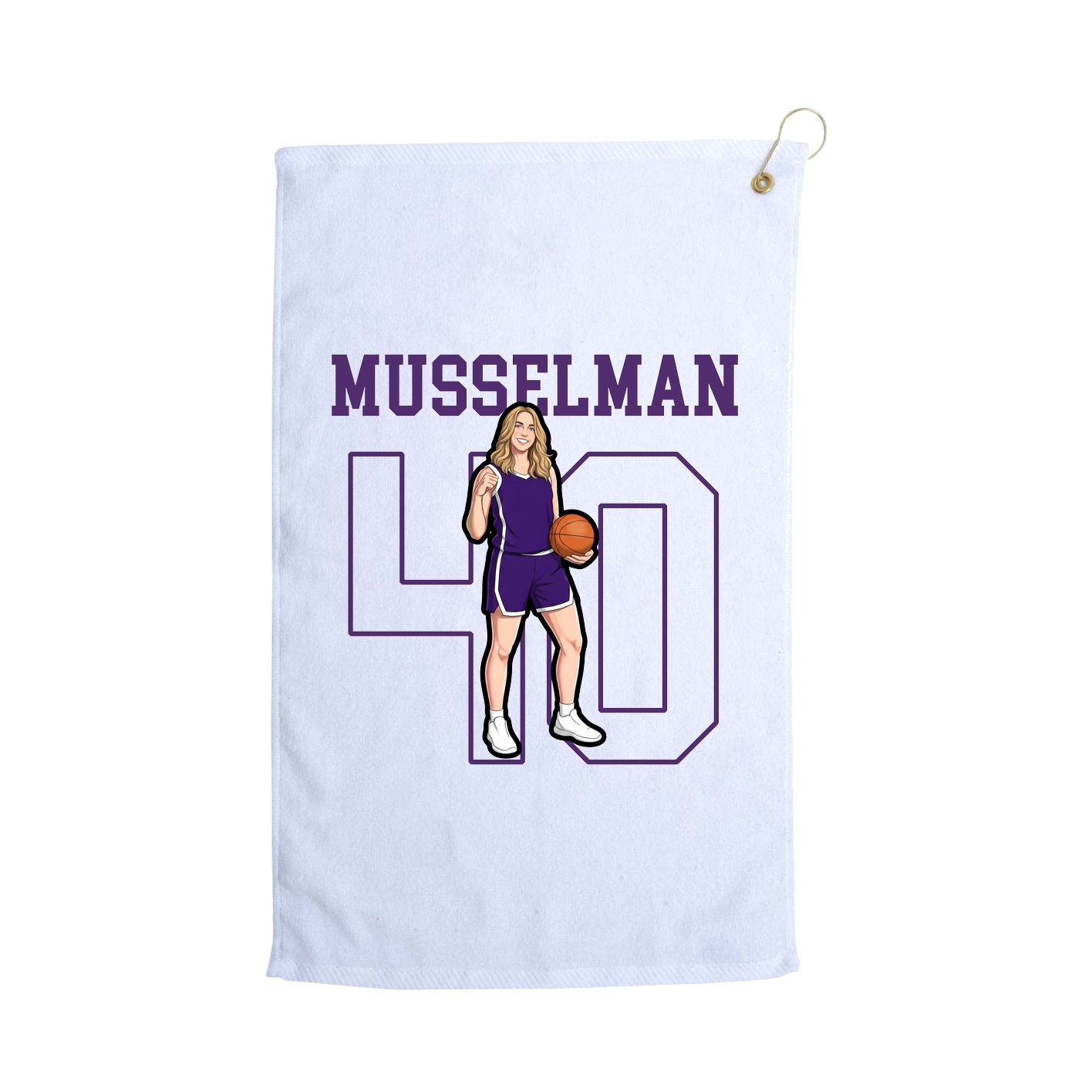 Golf Towel — Shirsey in White