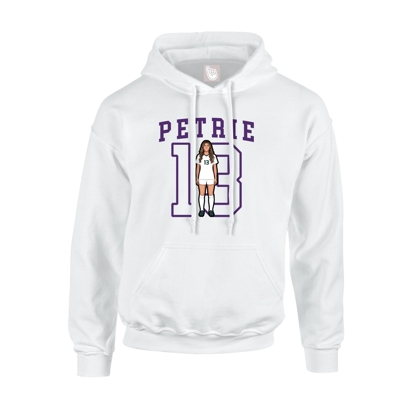 Hoodie — Shirsey in White