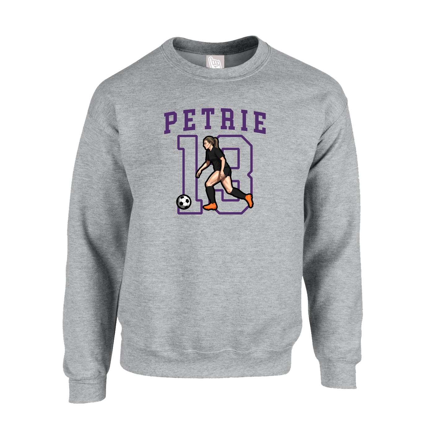 Fleece Crew — Shirsey in Grey