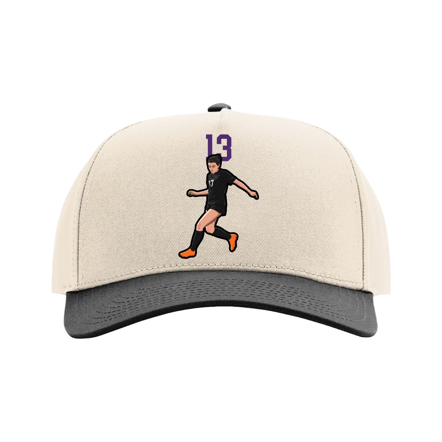 Full Fabric Five-Panel Champ Cap
