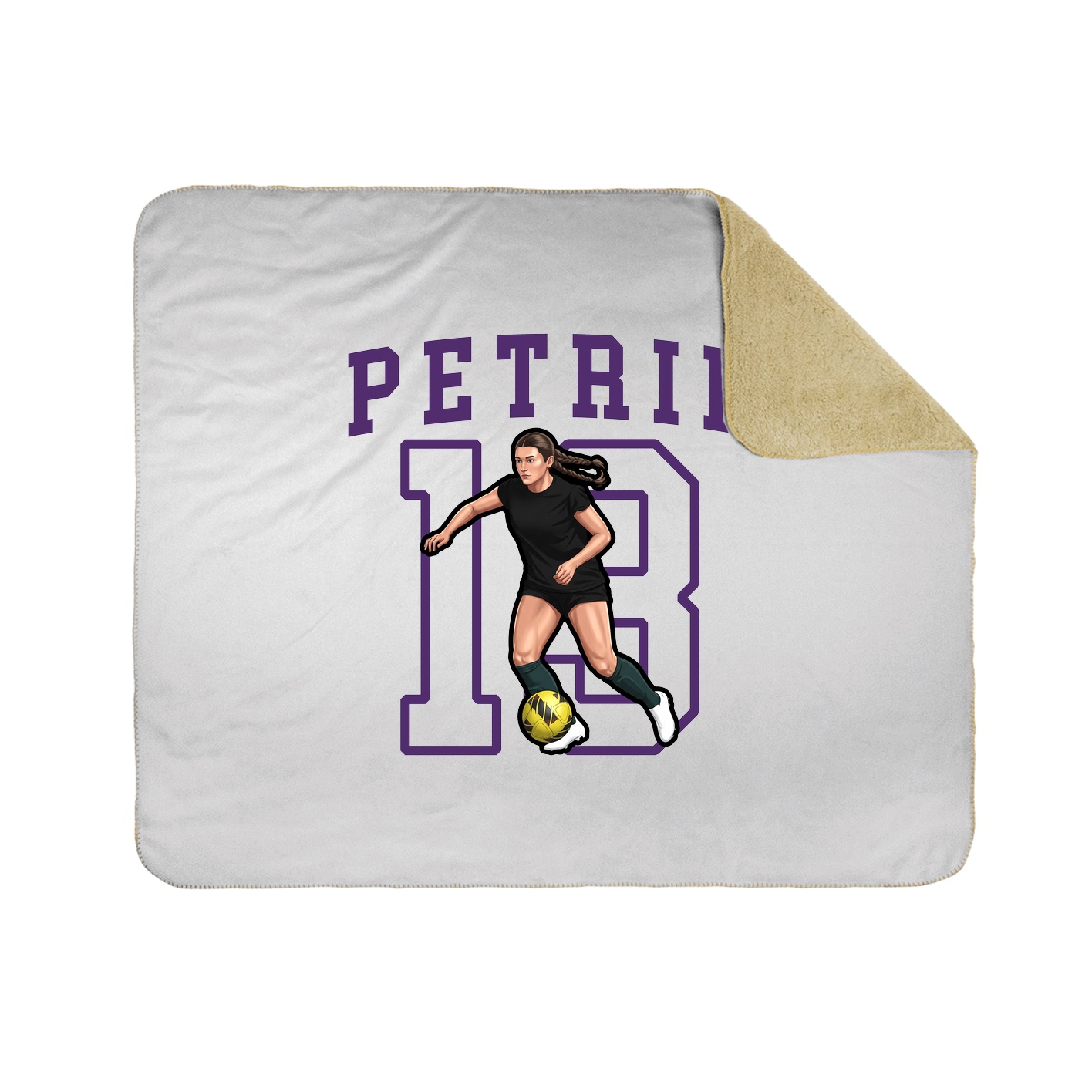 Throw Blanket — Shirsey in White