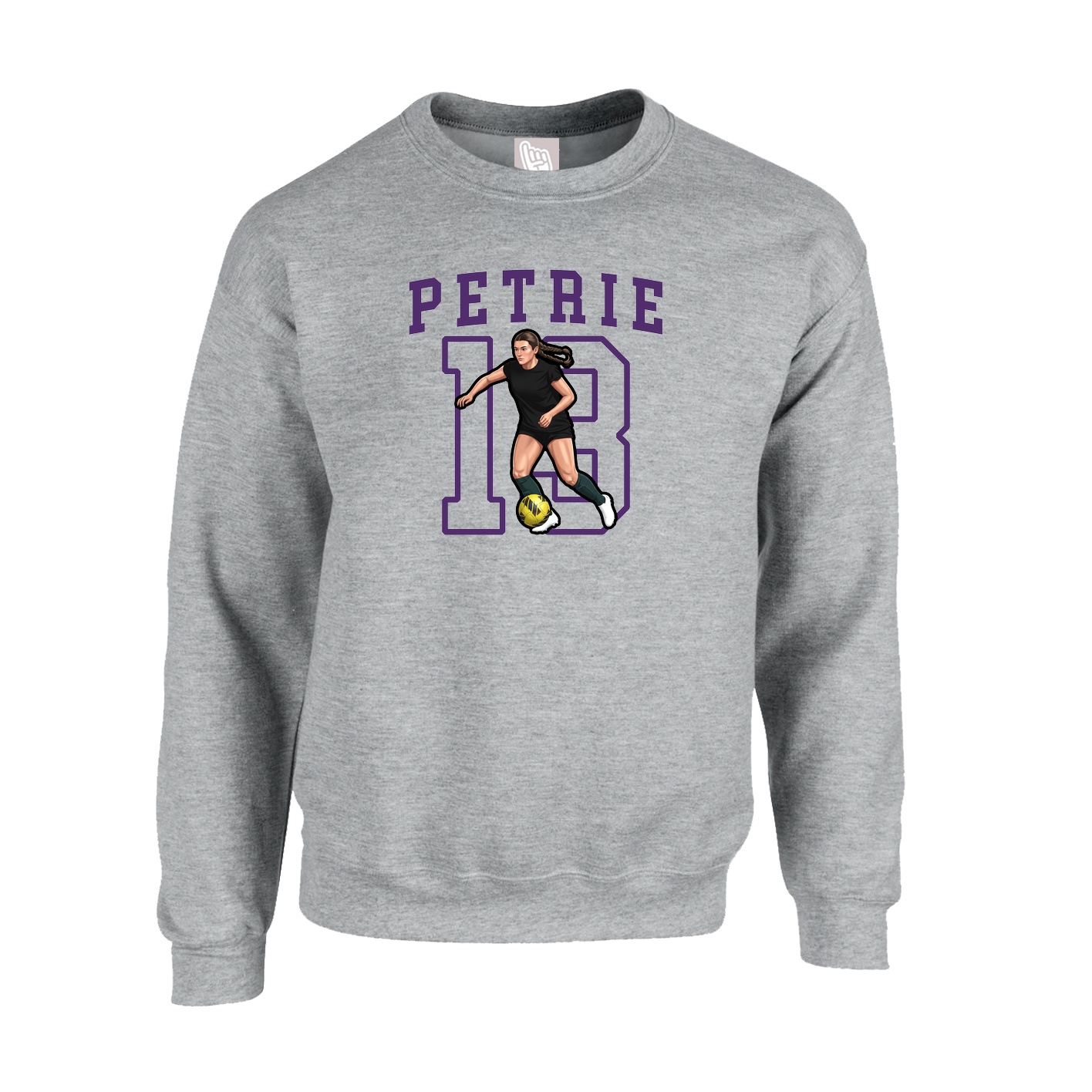 Fleece Crew — Shirsey in Grey
