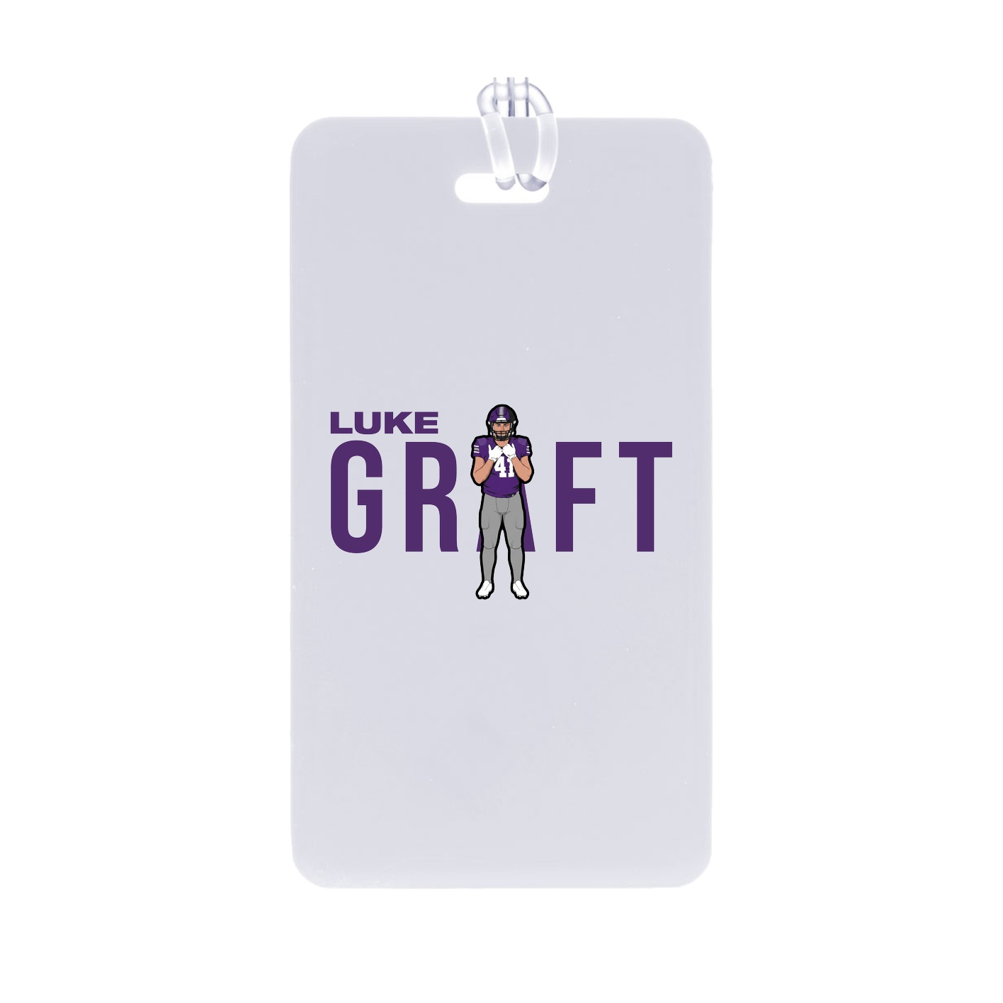 Bag Tag — Player Name in Classic