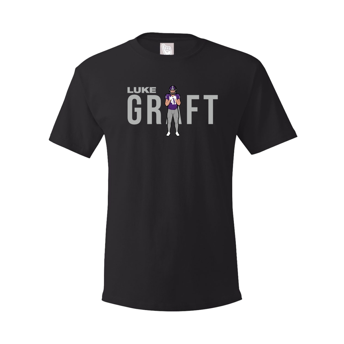 Youth Tee — Player Name in Black