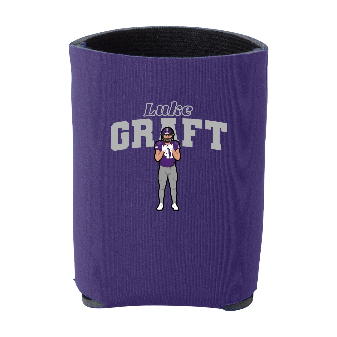 Can Holder — Name Arch in Purple