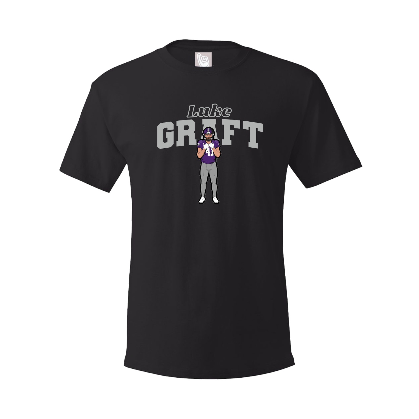 Tee — Name Arch in Black