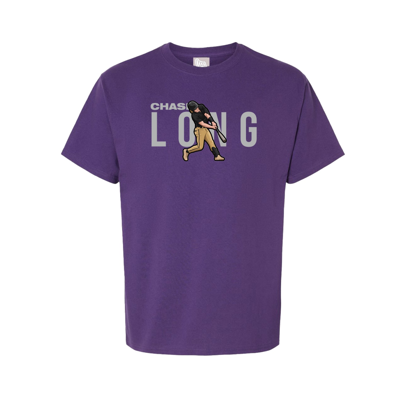 Youth Tee — Player Name in Purple