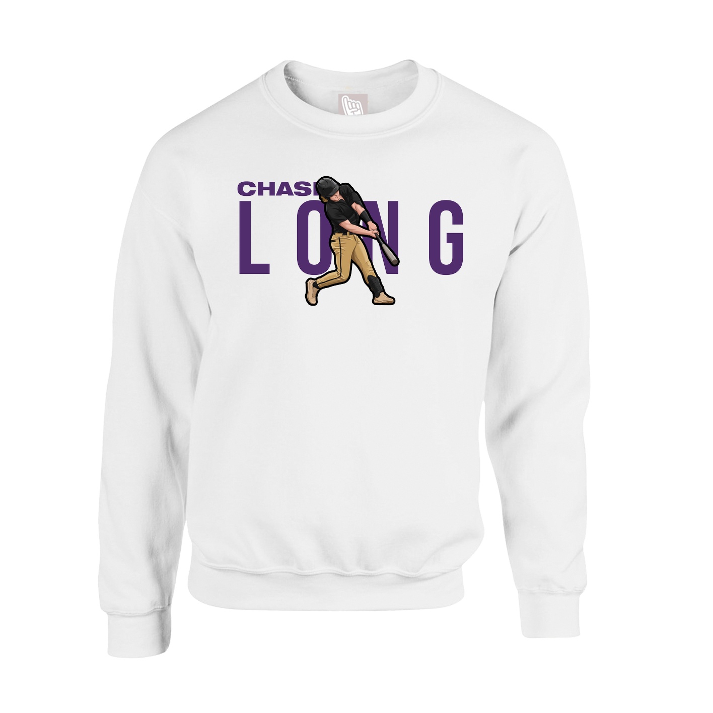 Fleece Crew — Player Name in White