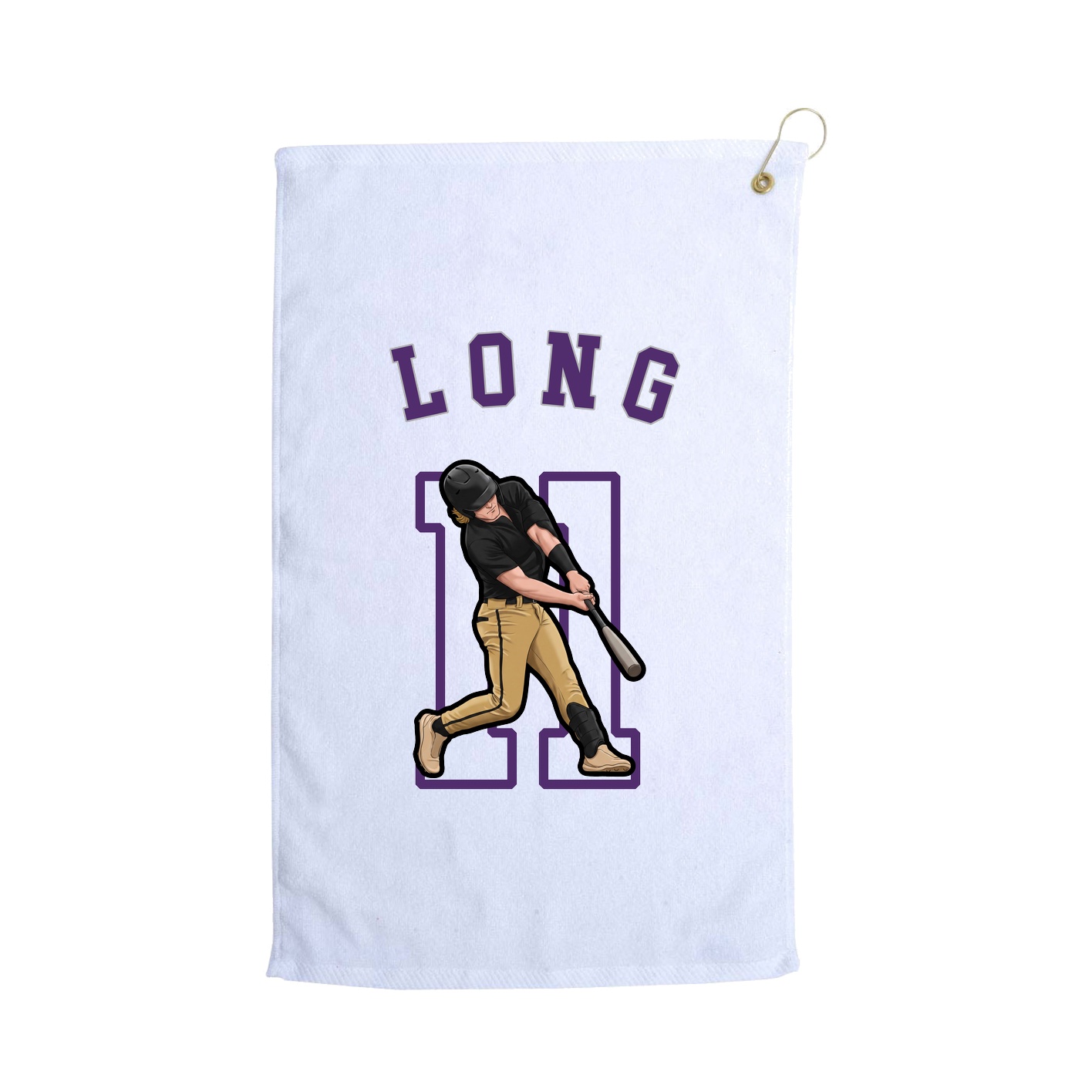Golf Towel — Shirsey Arch in White