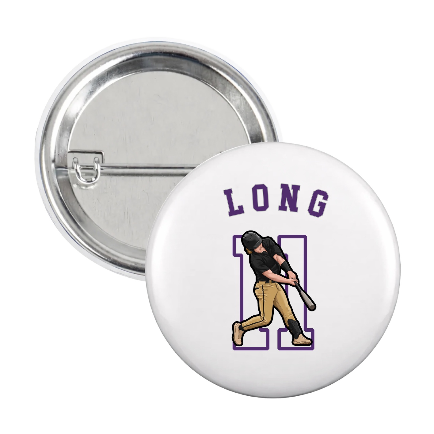 Game Day Button — Shirsey Arch in White