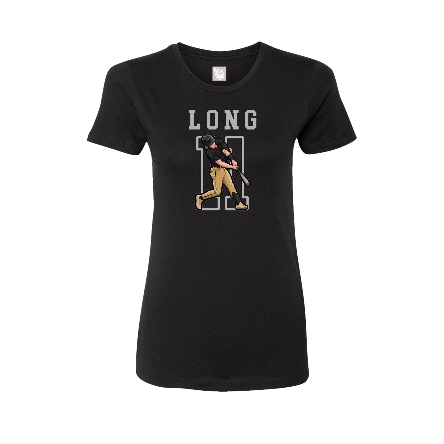 Fitted Women's Tee — Shirsey in Black