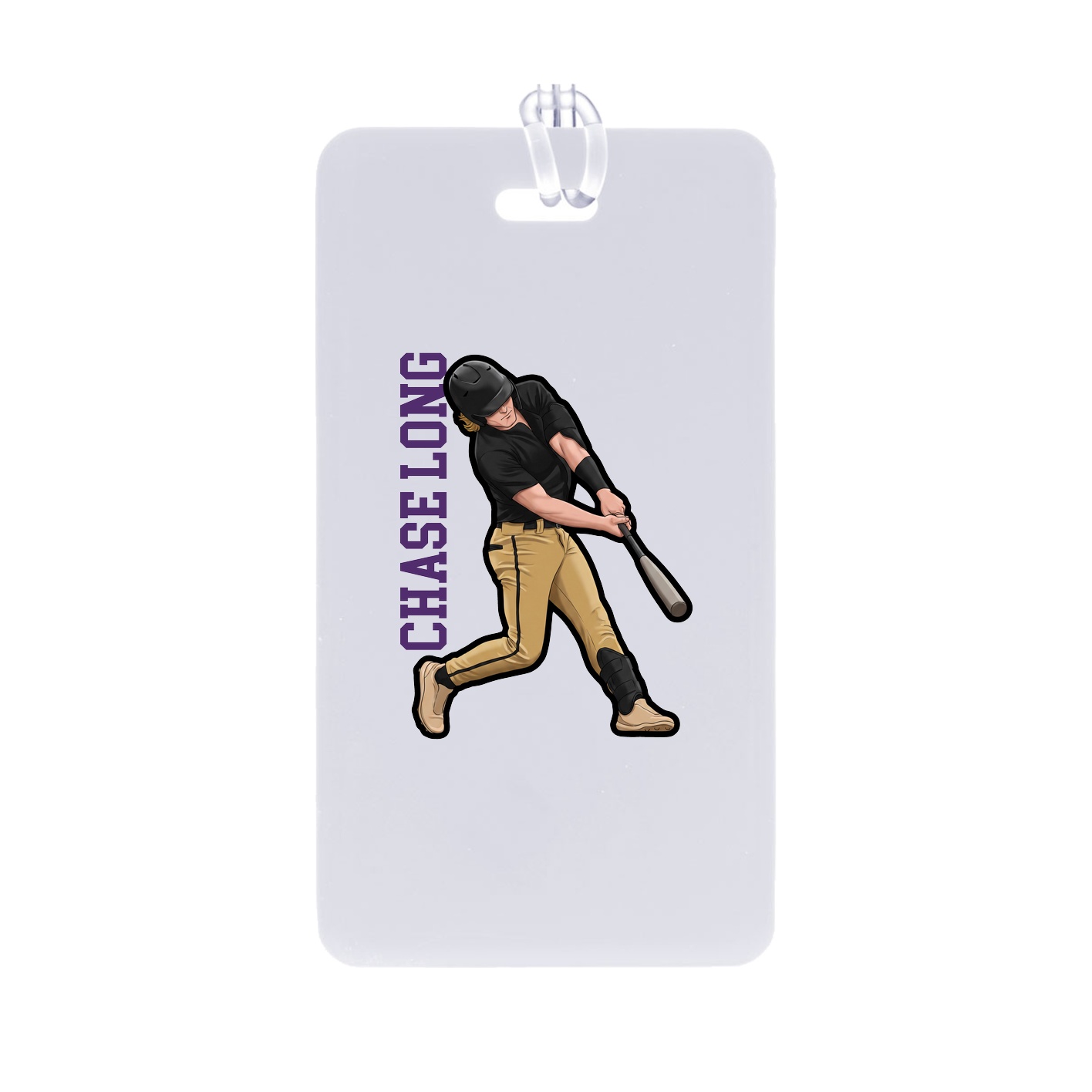 Bag Tag — Name Vertical in Classic