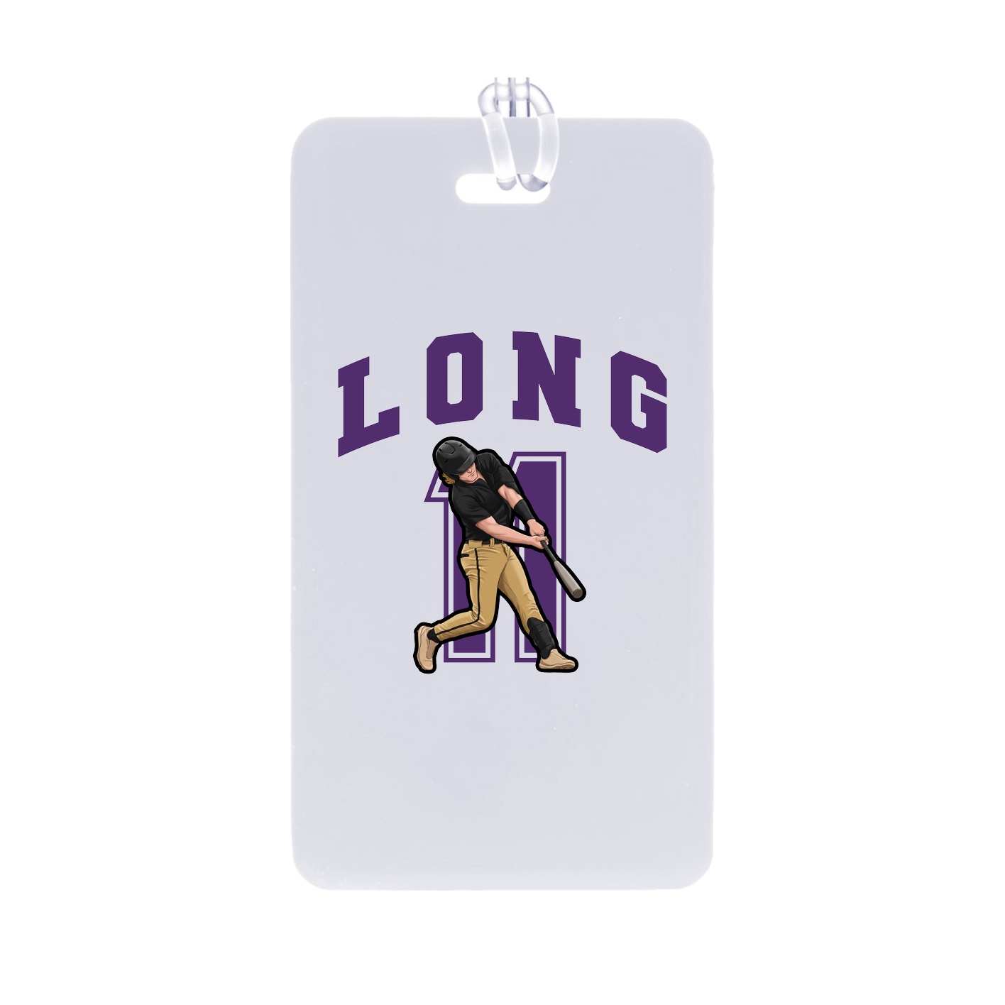 Bag Tag — Number in Classic