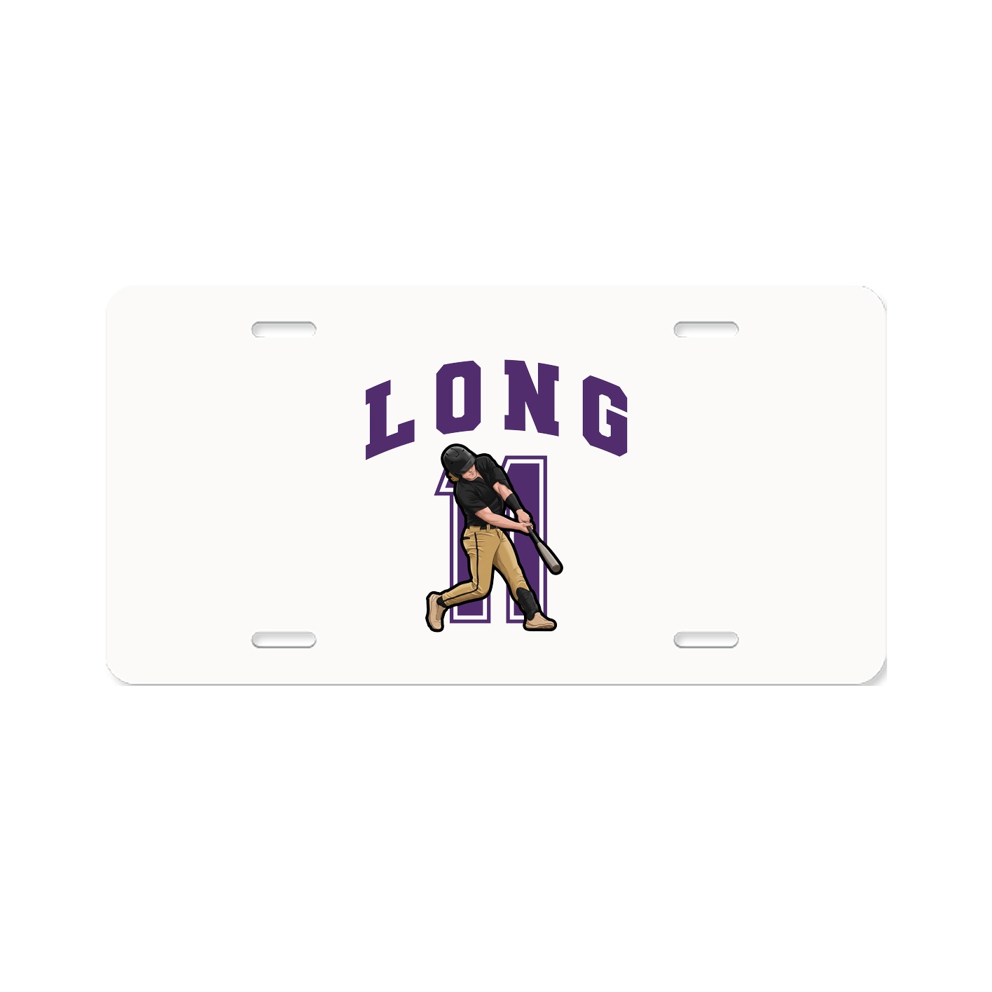 License Plate — Number in Classic