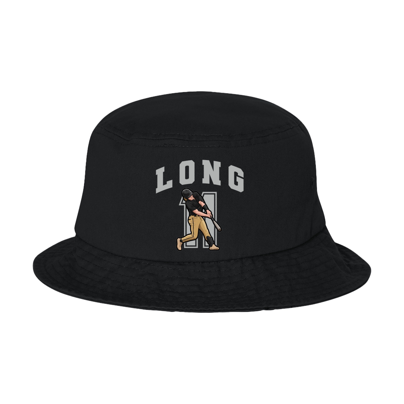 Bucket Cap — Number in Black